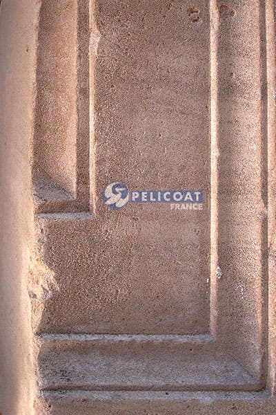 Pelicoat stone wall test France products cleaning renovation protection heritage laboratory Pelicoat